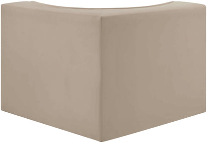 Rummi - Velvet Performance Fabric Upholstered Modular Corner Chair