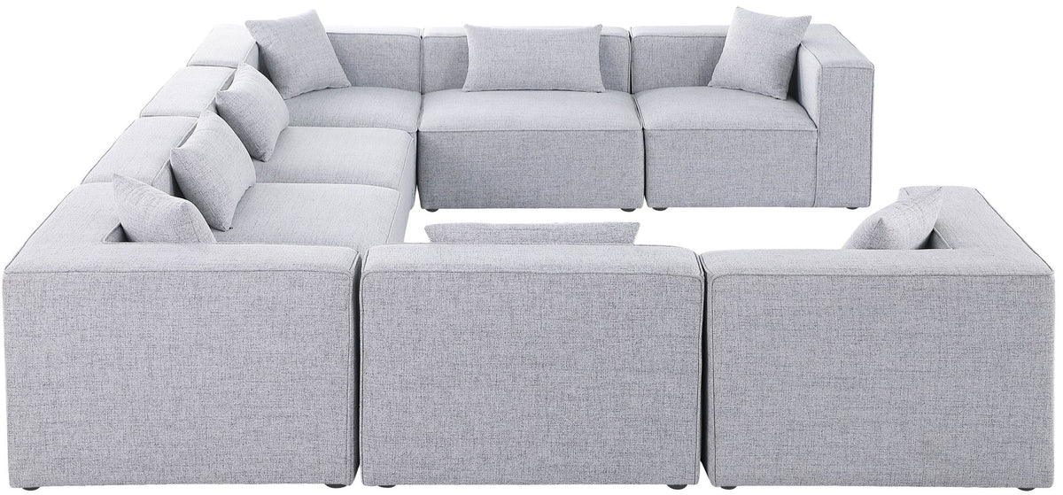 Cube - Linen 8 Piece Modular Sectional