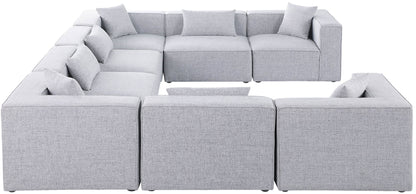 Cube - Linen 8 Piece Modular Sectional