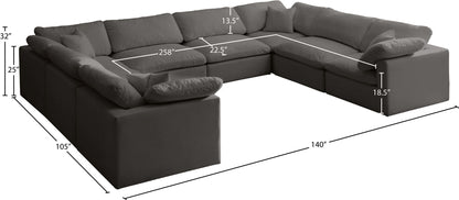 Plush - 8 Piece Modular Sectional