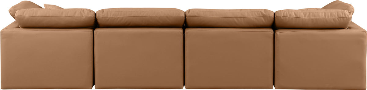 Indulge - Faux Leather 4 Seat Modular Sofa