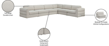 Beckham - 6 Piece Modular Corner Sectional