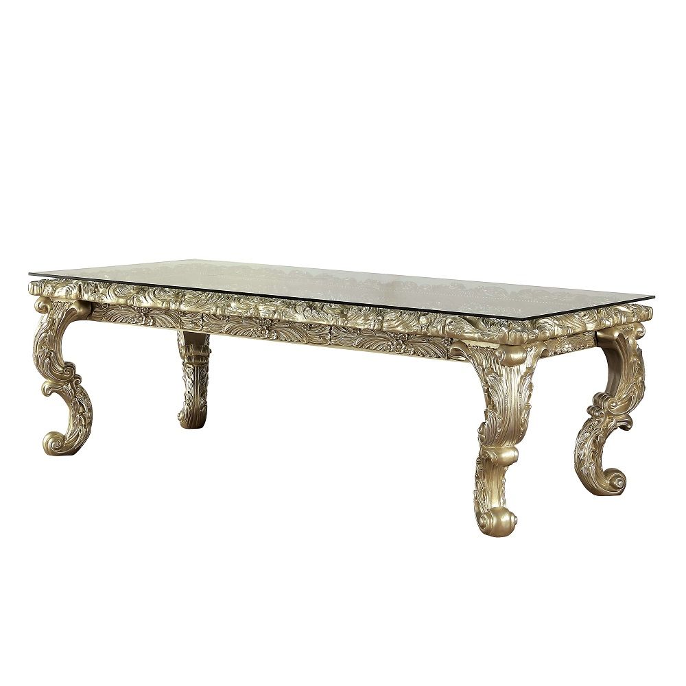 Vatican - Dining Table - Champagne Silver