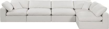 Comfy - 5 Piece Linen Modular Sectional