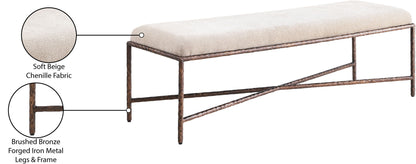 Valley - Bench With Bronze Frame