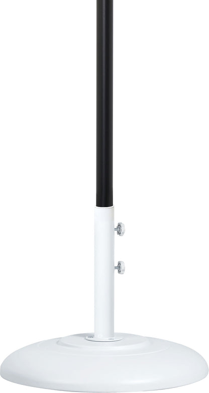 Amalfi - Patio Umbrella - White Base / Black Pole