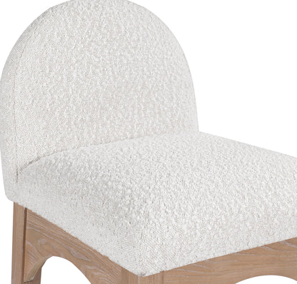 Waldorf - Boucle Stool With Natural Legs