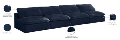 Cozy - Modular Armless 4 Seat Sofa