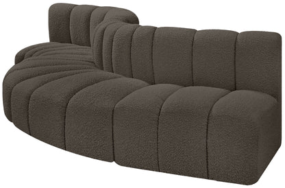 Arc - Boucle Fabric 5 Piece Modular Sofa