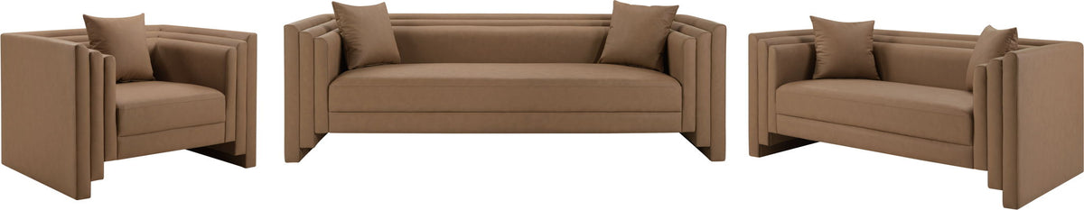 Everett - Vegan Leather Upholstered Loveseat