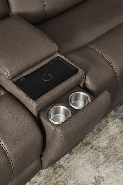 Hancock - Zero Gravity Power Reclining Sectional With Power Adjustable Headrests