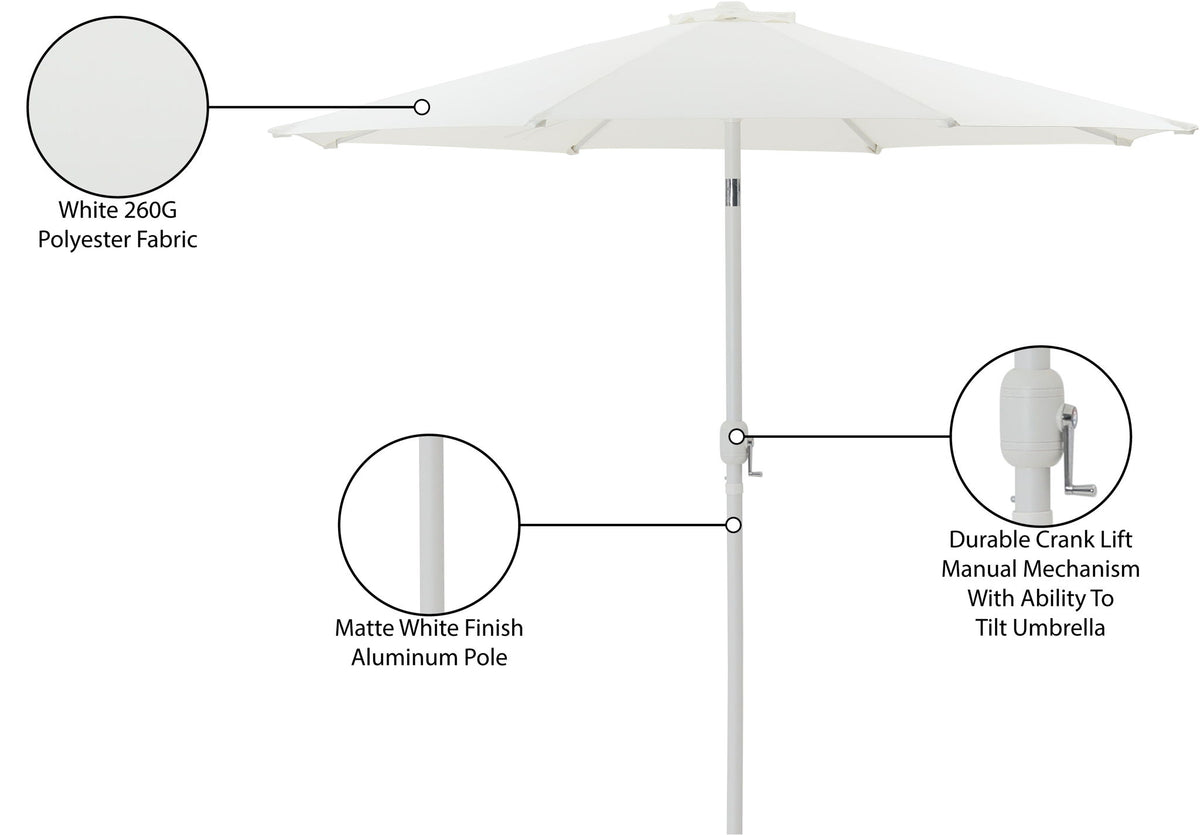 Fiji - Patio Umbrella With White Pole
