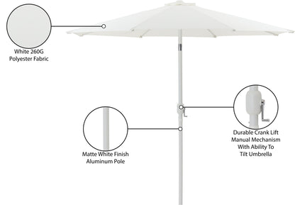 Fiji - Patio Umbrella With White Pole