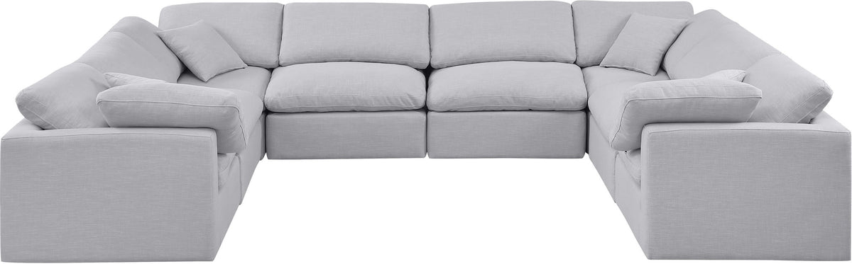 Indulge - Linen 8 Piece Modular Sectional
