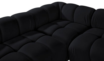 Orin - Fabric Velvet 4 Piece Modular Sectional