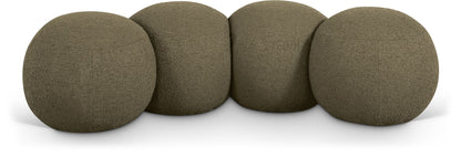 Apollo - Boucle Fabric Bench