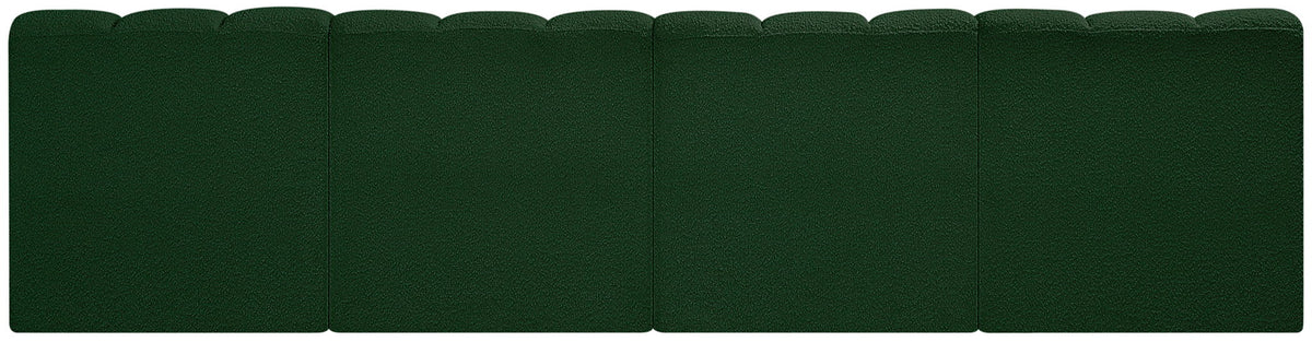 Arc - Boucle Fabric 4 Seats Modular Sofa