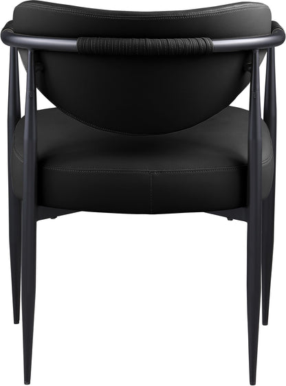 Virella - faux Leather Upholstered Dining Chair (Set of 2) - Black Base