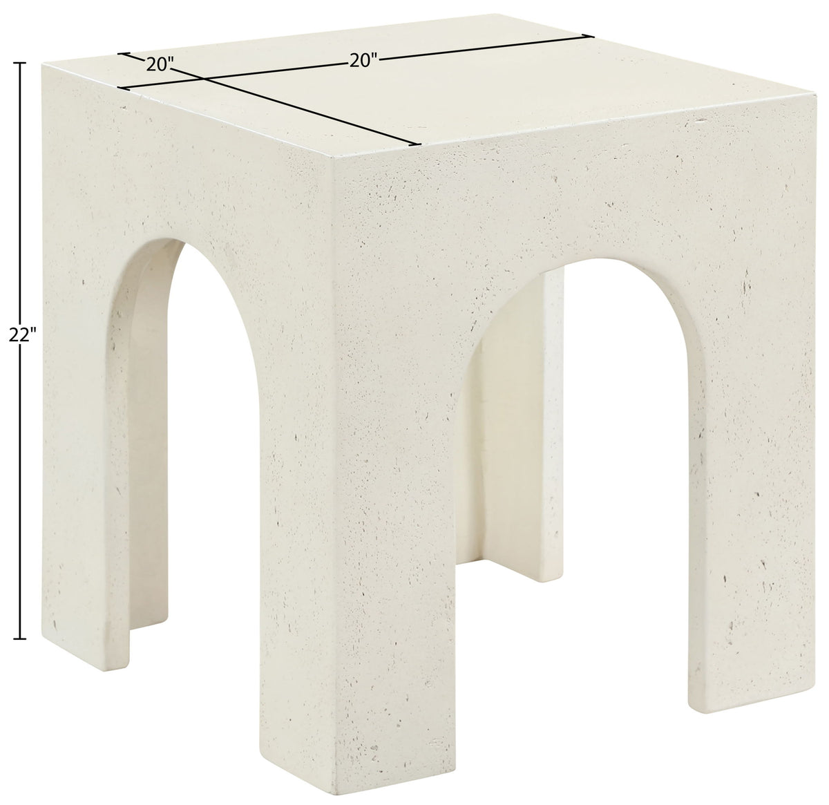 Renza - Concrete And Fiberglass Indoor / Outdoor Table