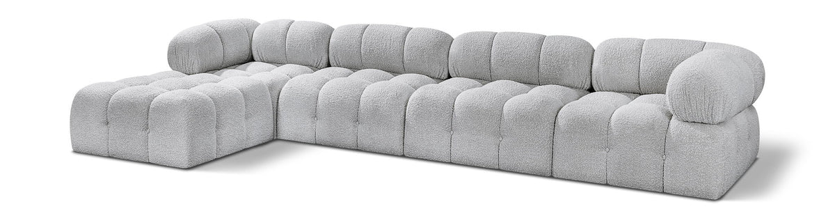 Ames - 5 Piece Fabric Modular Sectional