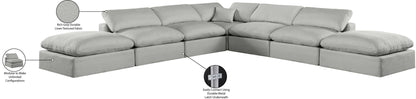 Comfy - 7 Piece Linen Modular Corner Sectional