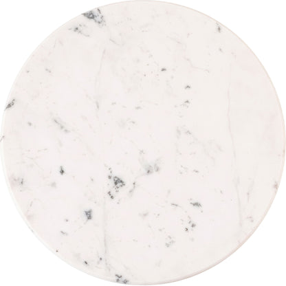 Cindra - Genuine Marble Top And Iron Base Table