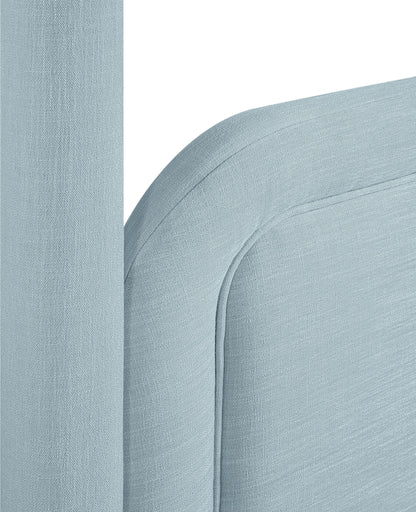 Salina - Linen Textured Fabric Upholstered Bed