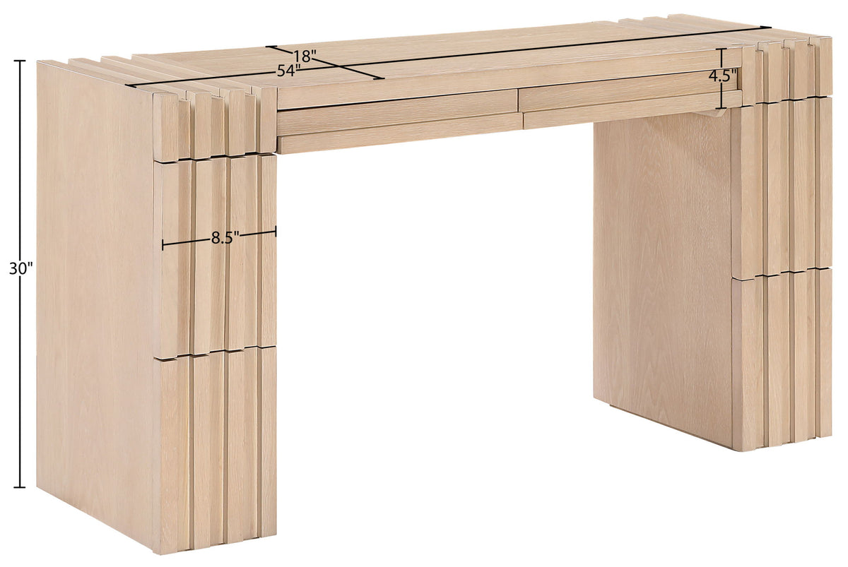 Stanton - Oak Veneer And Solid Wood Table