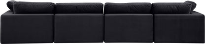 Comfy - Velvet Modular Sofa 4 Seats