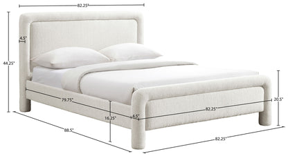 Baylor - Fabric With Interwoven Chenille Upholstered Bed