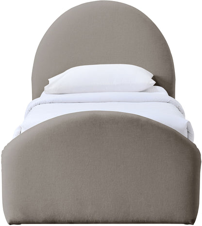 Andaz - Chenille Fabric Upholstered Bed