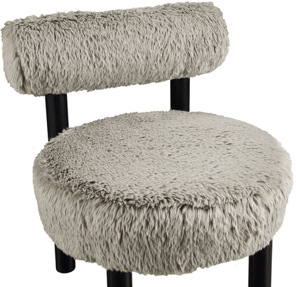 Ambre - Vegan Shearling Fabric Upholstered Accent Chair