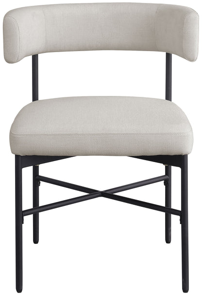 Rivage - Durable Dining Chair With Black Frame (Set of 2)