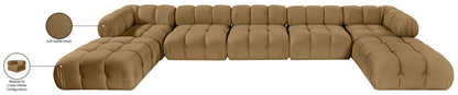 Orin - 7 Piece Modular Sectional (3 Modular Chairs, 2 Corner Chairs & 2 Ottomans)