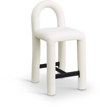 Amari - Faux Leather Stool