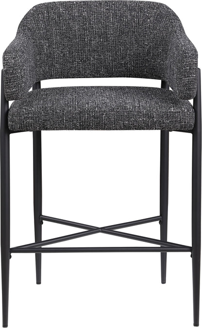 Dame - Fabric Upholstered Counter Stool (Set of 2)