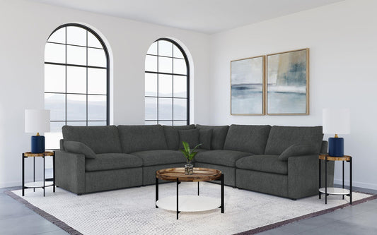 Collins Modular Corner Chair Dark Grey