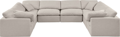 Indulge - Linen 8 Piece Modular Sectional
