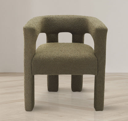 Athena - Boucle Fabric Dining Chair