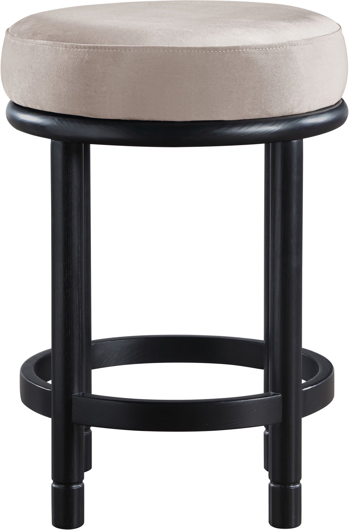 Monette - Counter Stool With Black Base