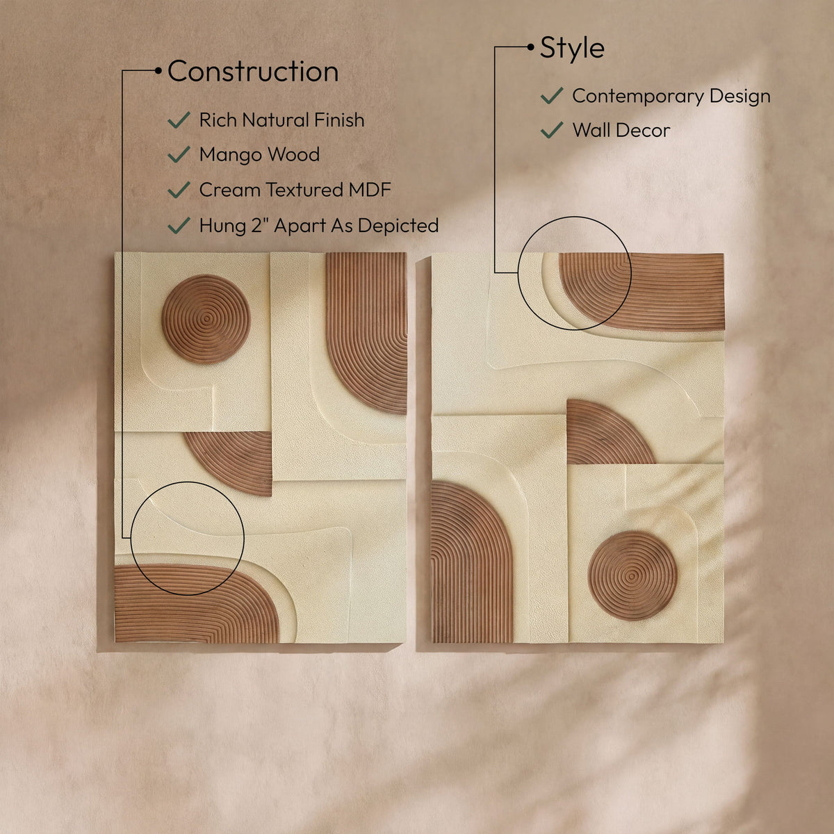 Element - 2 Piece Wall Art