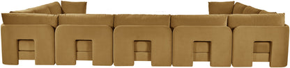 Hammond - Velvet Performance Fabric Upholstered 9 Piece Sectional