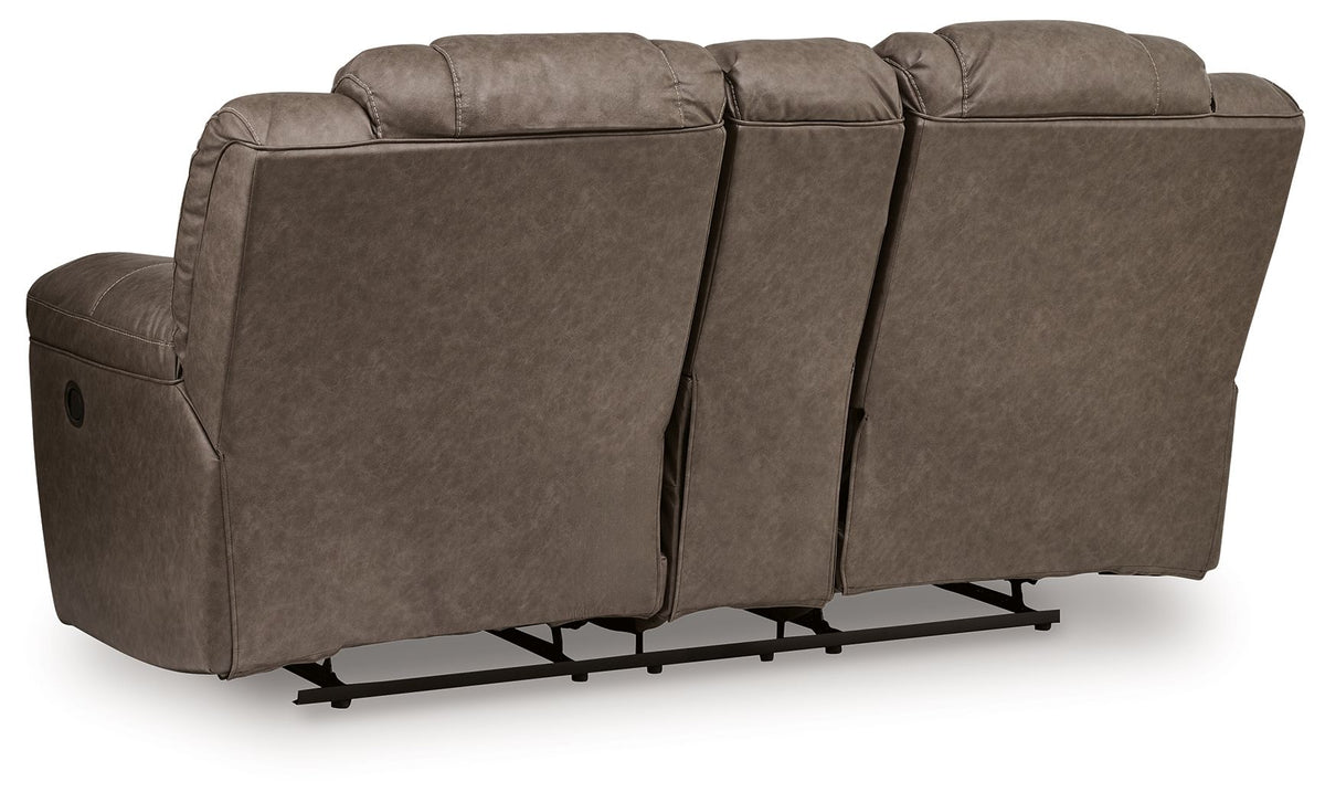 Lowilla - 2 Pc. - Reclining Sofa And Loveseat - Driftwood