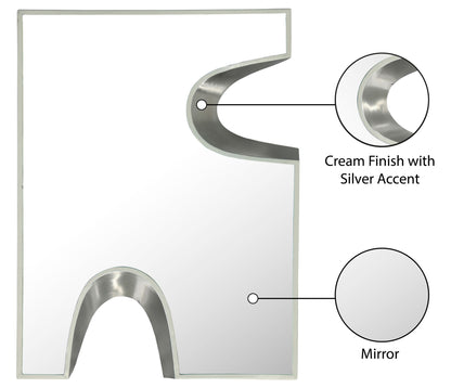 Soleil - Mirror With Silver Accent