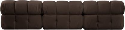 Orin - Velvet 3 Piece Modular Sofa