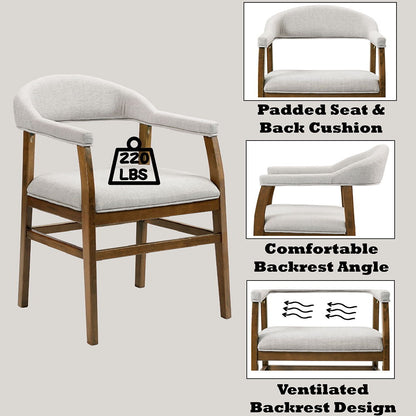 Darcy - Arm Chair (Set of 2) - Dark Walnut