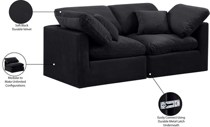 Indulge - Velvet 2 Seat Modular Sofa