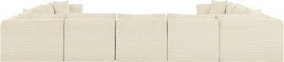 Shaggy - 9 Piece Modular U-Shaped Sectional