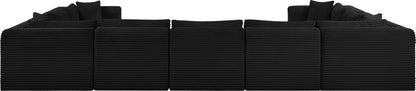 Shaggy - 9 Piece Modular U-Shaped Sectional