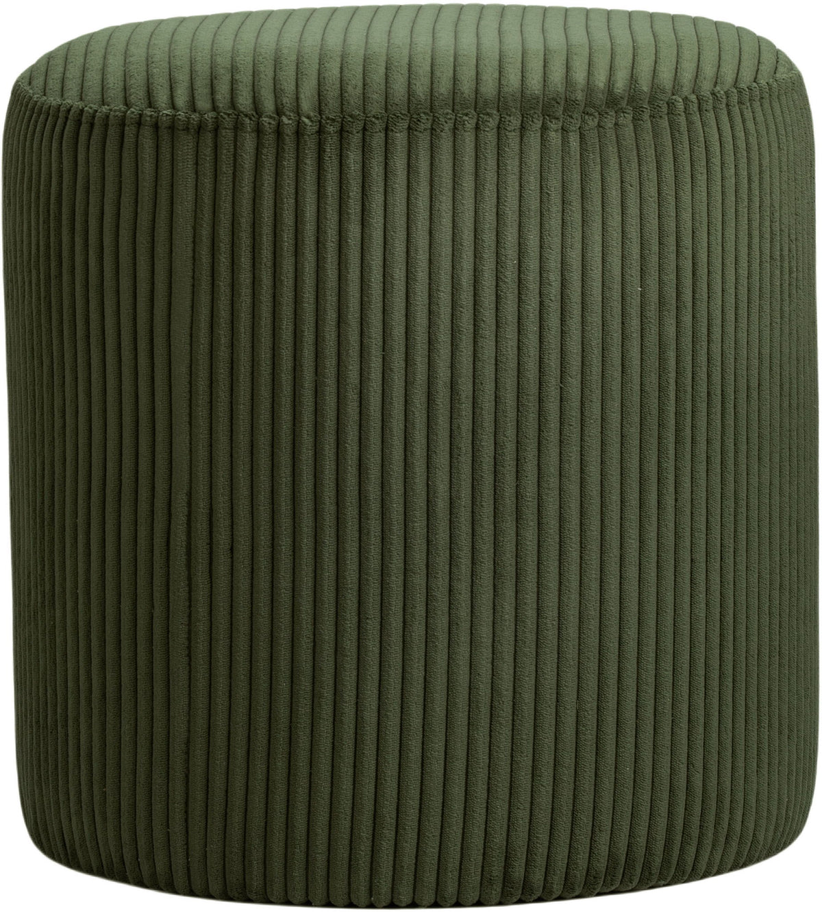 Roy - Round Microsuede Ottoman / Stool